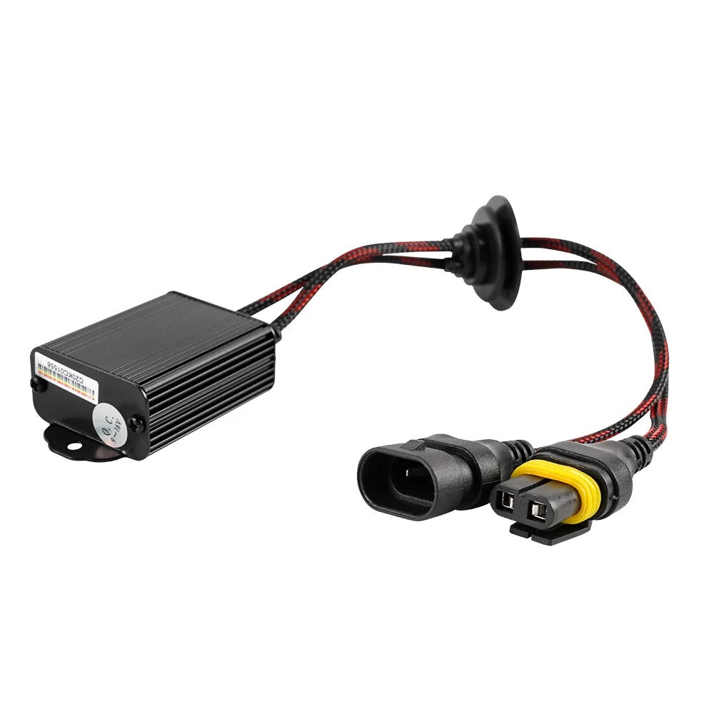 Set of 2 LED Headlight Bulbs with Canbus Decoder for