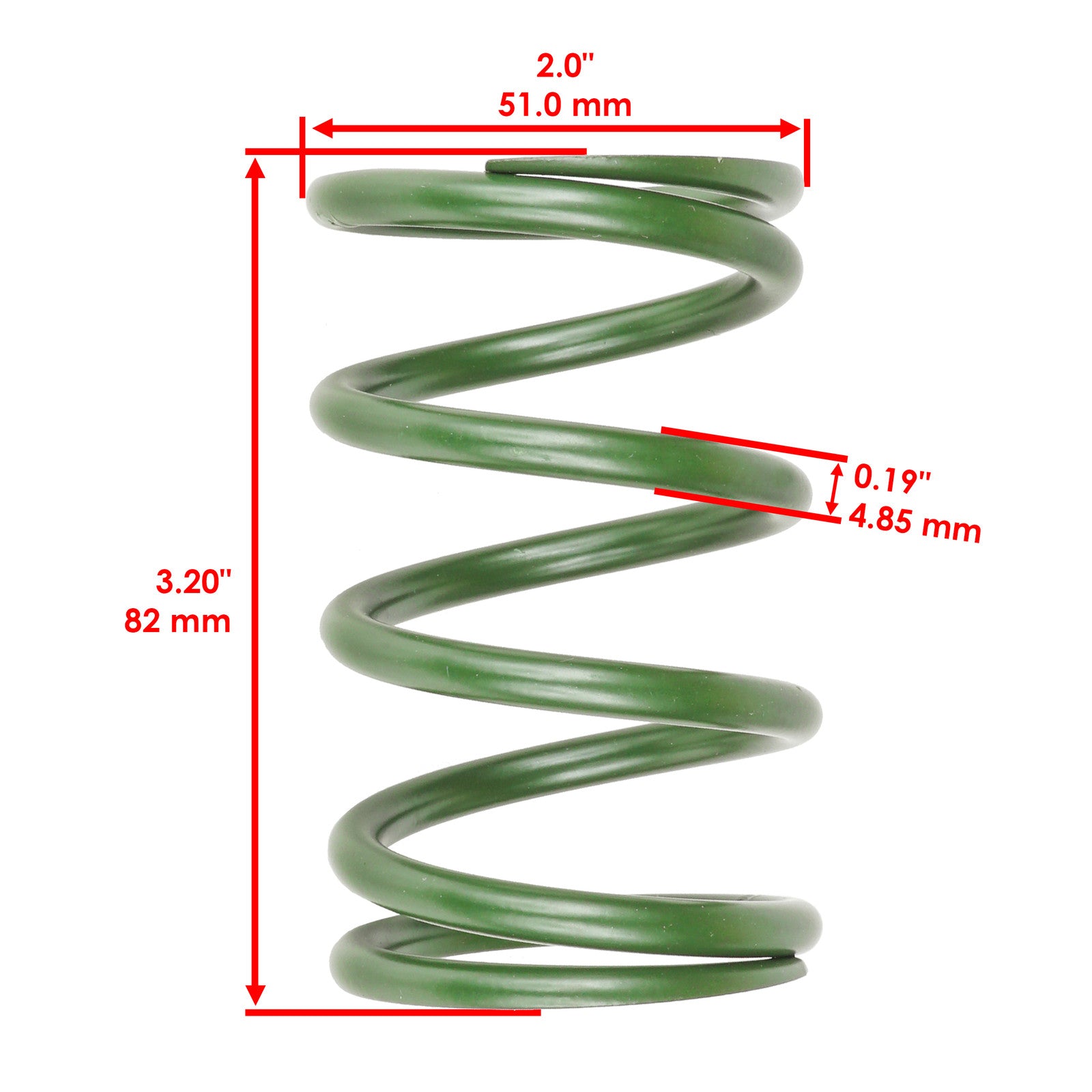 Primary Drive Clutch Green Spring for Arctic Cat XF6000 (2015)