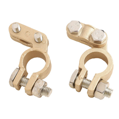 Set of 2 Bolt On Battery Connection Terminals for Automotive Use