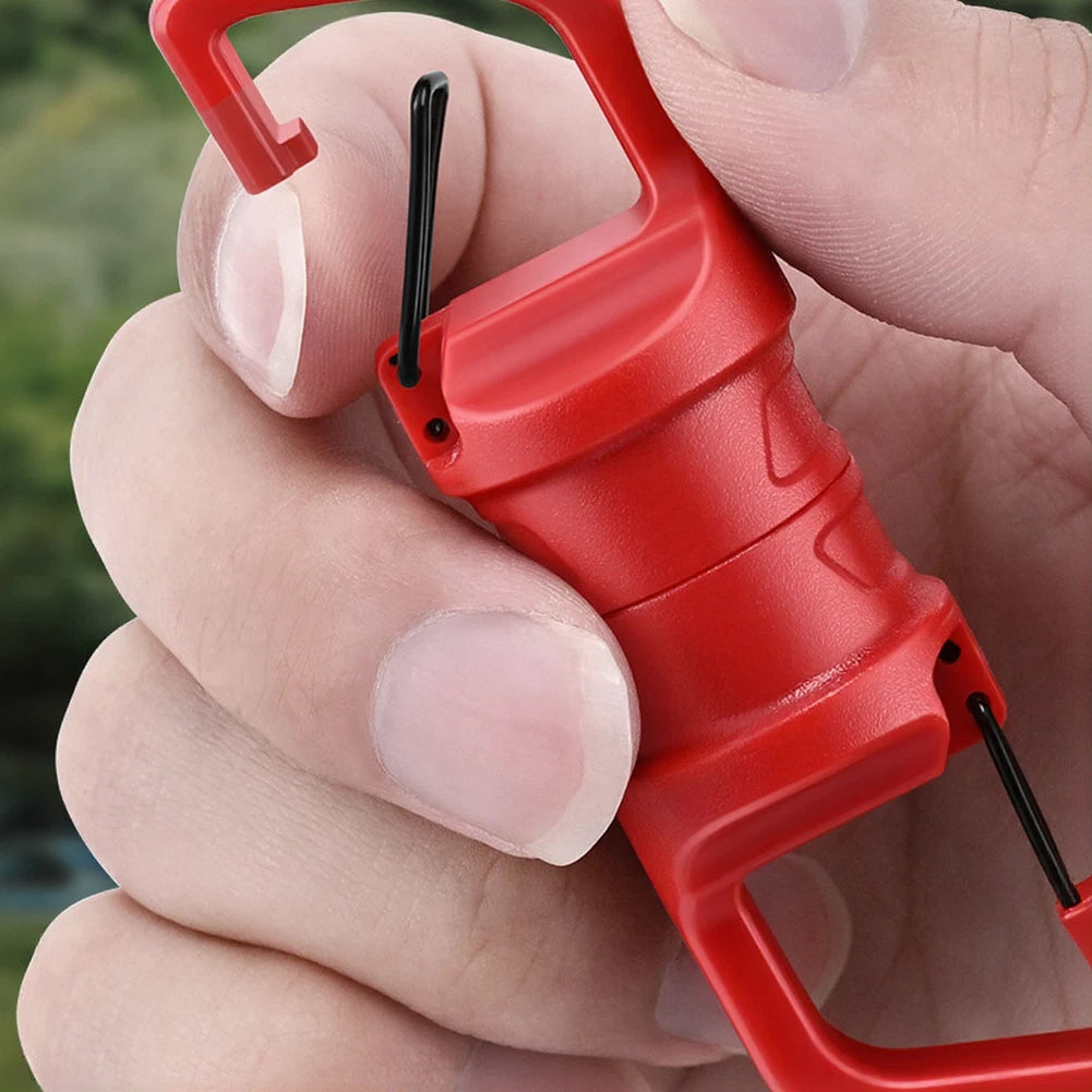 Magnetic Fishing Snap Hook with Retractable Tether for Tools (3KG Support)