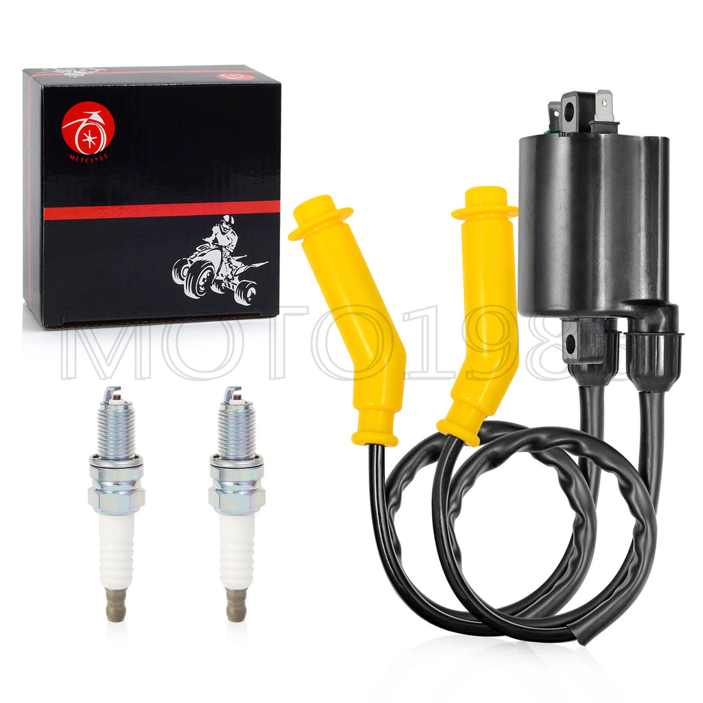Ignition Coil Pack & Spark Plug Set for Honda VTX1300 (2004–2009)