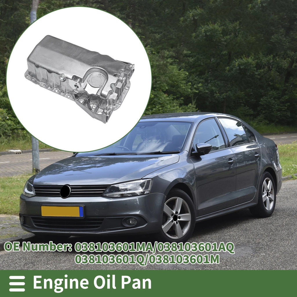 Engine Oil Pan Replacement for Volkswagen Jetta (2005–2018) Aluminum