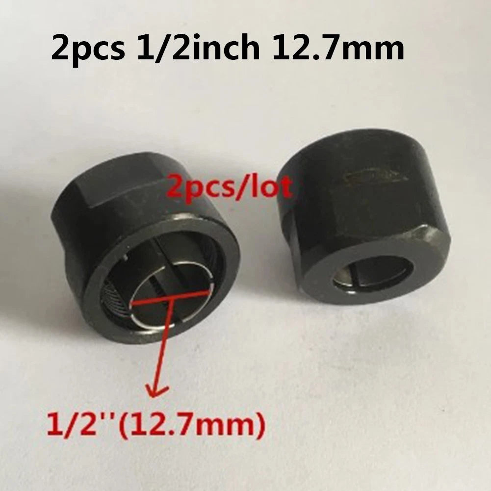 2X Collet Cone Nuts 12.7mm 1/2" for Universal Applications