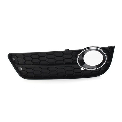 Front Bumper Fog Light Grille Cover with Chrome Ring for Audi A5 (2008–2011)