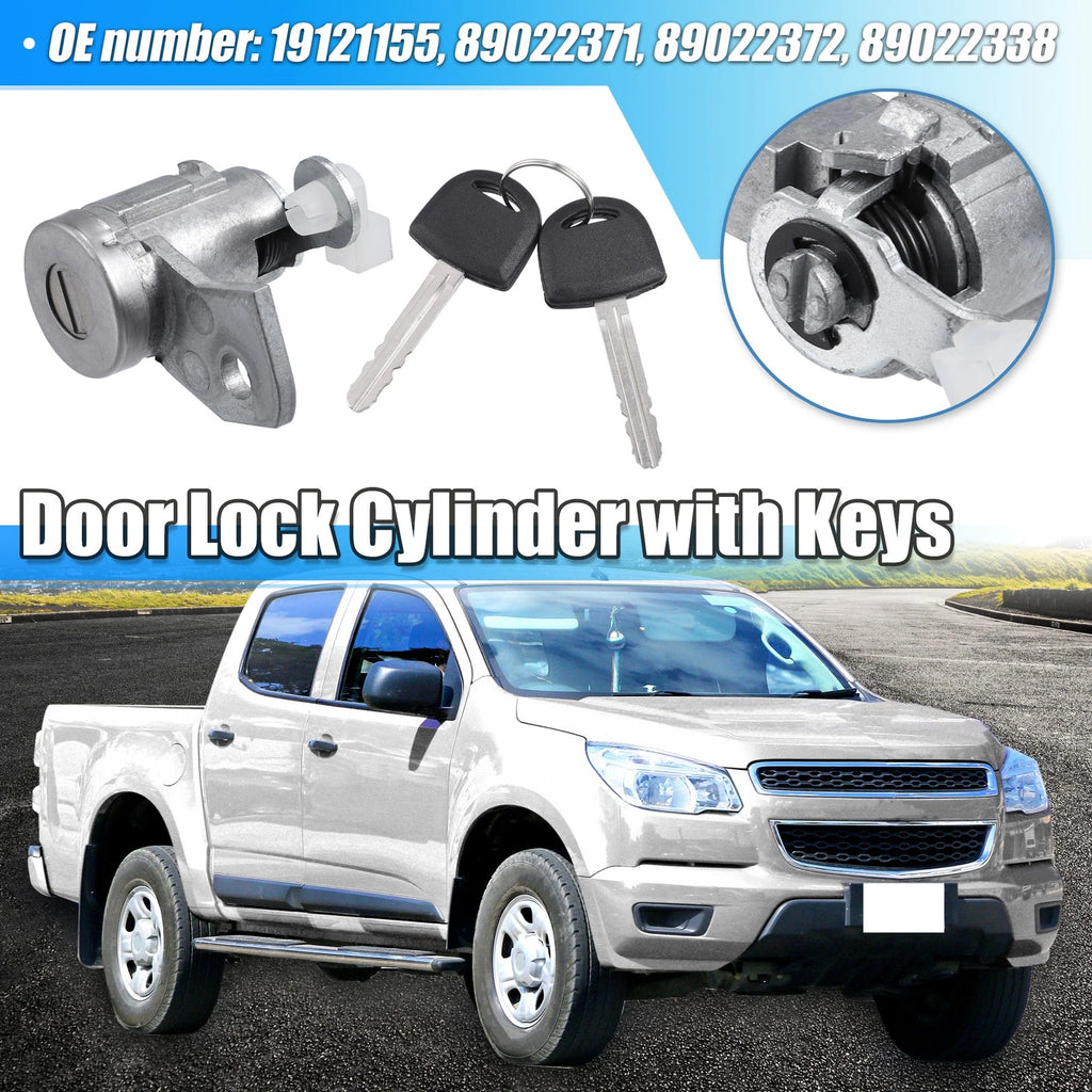Door Lock Cylinder Set with Keys for Chevy Colorado Canyon (2006–2012)