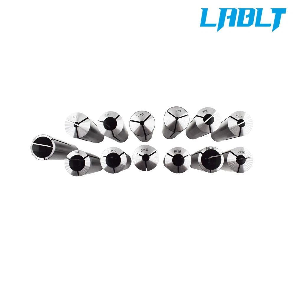 13Pcs #4 Morse Taper Collet Set 1/8"-1" 4MT MT4