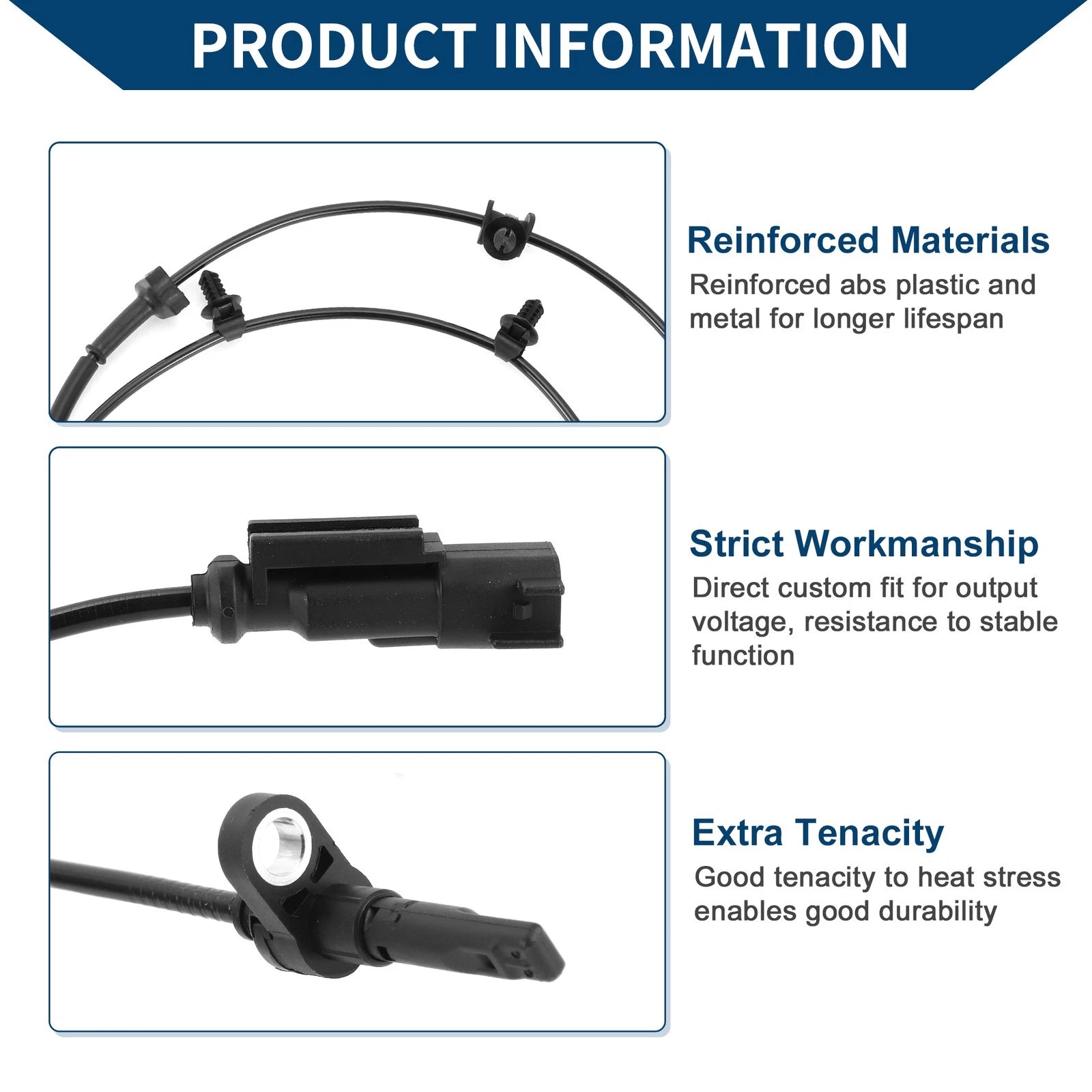 ABS Wheel Speed Sensor Front for Chevrolet Equinox (2018–2024)
