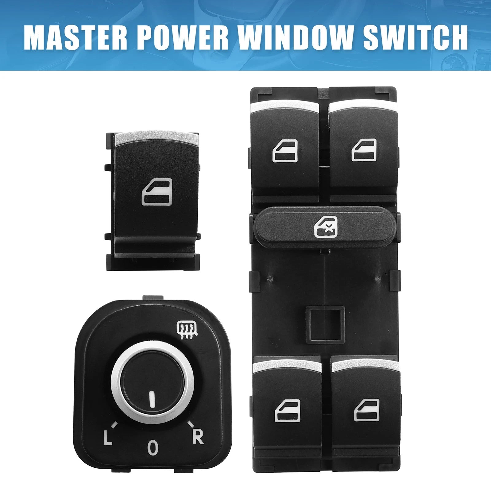 Power Window Switch Replacement for Volkswagen CC (2009–2017)