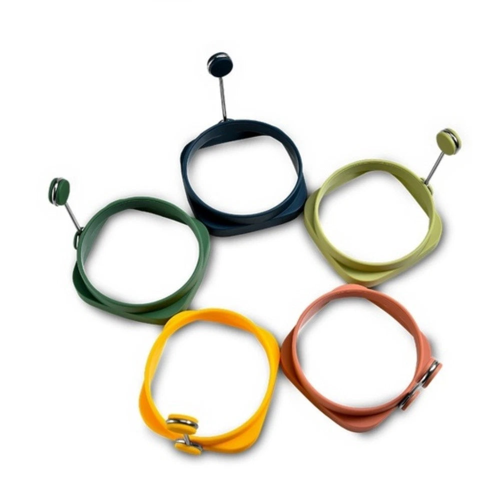 Silicone Egg Fryer for Consistent Round Eggs (Compact Size 8.3 x 2.4 x 8.5 cm)