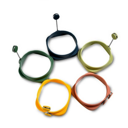 Silicone Egg Fryer for Consistent Round Eggs (Compact Size 8.3 x 2.4 x 8.5 cm)