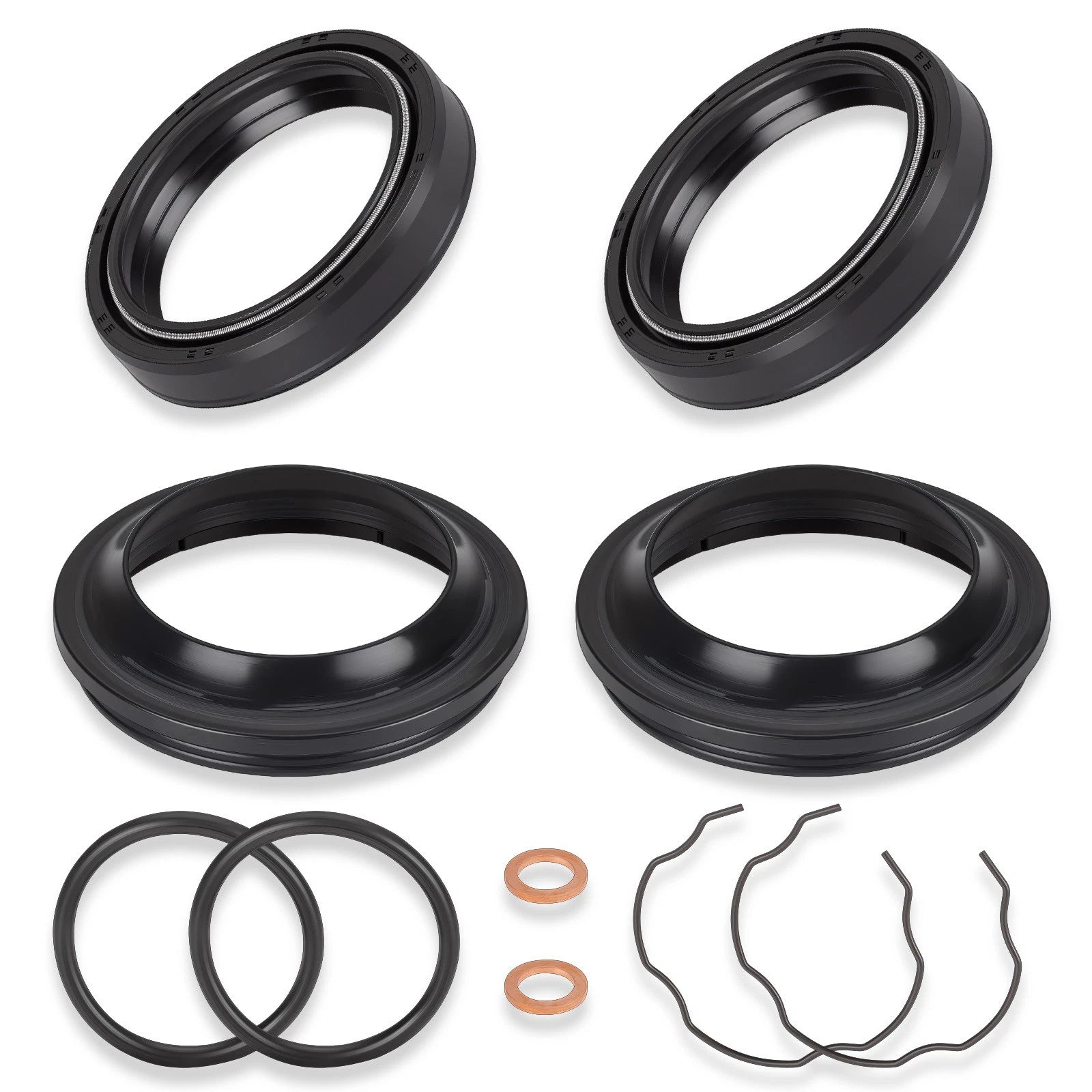 Set of 2 Front Fork Oil Seals for Suzuki GSX1300R Hayabusa (2008–2024) / GSXR1000 (2005–2008)
