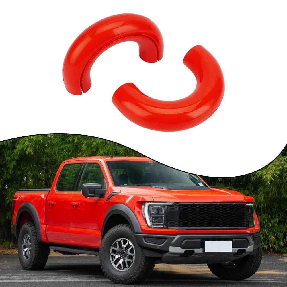 Tow Hooks Covers for Ford F150 (Red Silicone)