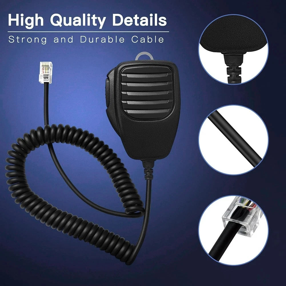 HM118N 8 Pin Speaker Mic for ICOM IC 207H IC 208H (Related Models)