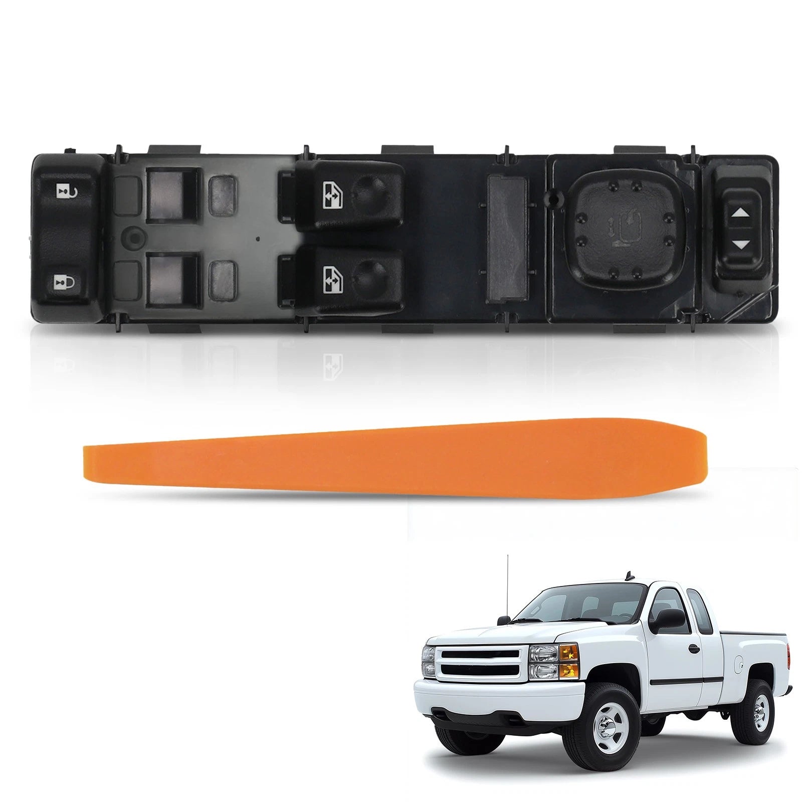 Driver Side Master Power Window Switch for Chevy GMC Silverado (2003–2007) 15883322