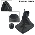 Shift Gaiter for - Black Plastic & Leather