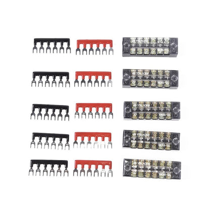 6-Point Dual Row Power Distribution Bus Bar Kit for Auto Marine (3190571519)