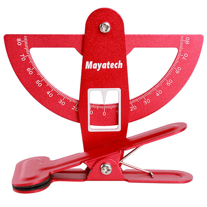 Anodized Aluminum Throw Meter Rudder Angle Ruler for RC Model Airplane