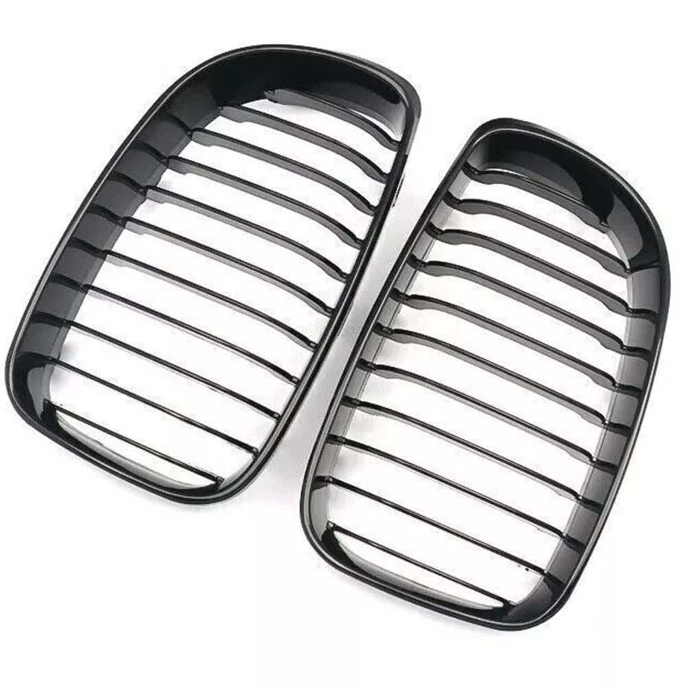 Gloss Black Front Kidney Grille for BMW 1 Series E81 E87 (2004–2013)