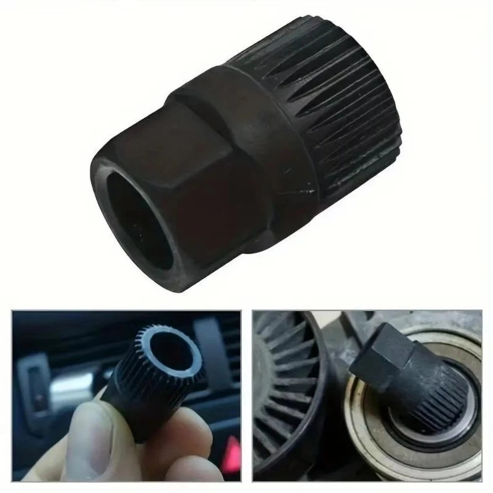 33 Teeth Tool Alternator Pulley Tool Mechanical Repairs Easy Torque Application