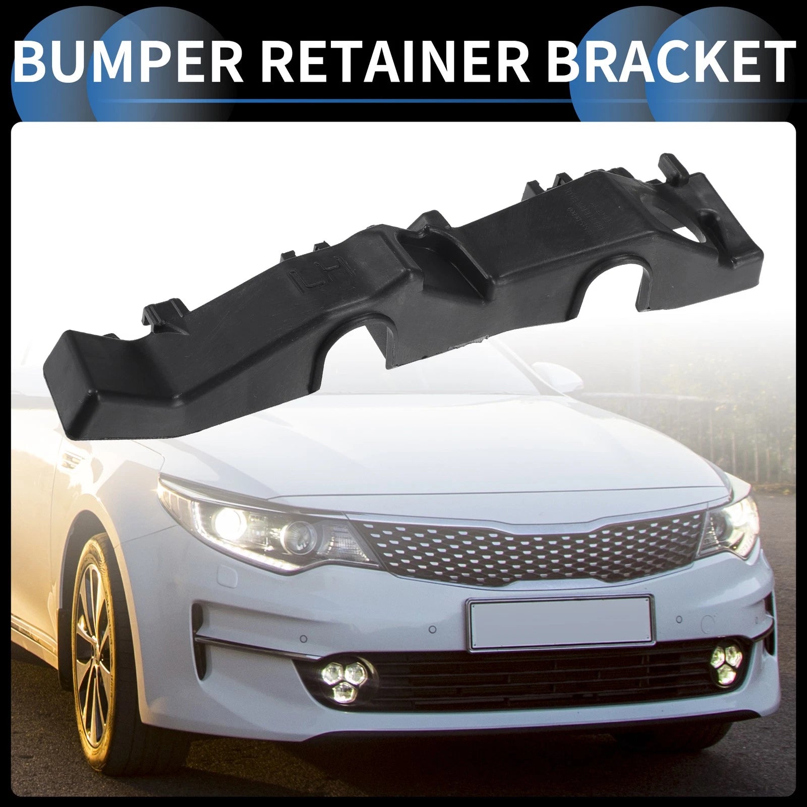 1pc Left Front Bumper Retainer Bracket No. 86513D4000 for Kia Optima (2016–2020)