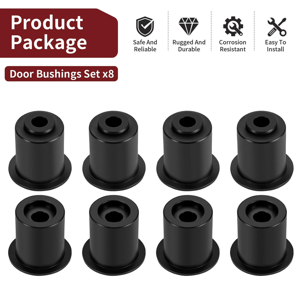 8Pcs Door Bushings for Honda Pioneer 1000-6 Deluxe Crew SXS1000M6D (2023–2024)