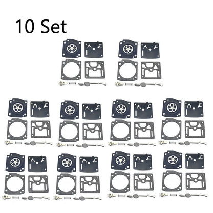 10x Carburetor Gasket Overhaul Kit for Stihl MS440 044 Chainsaw (RB-36)