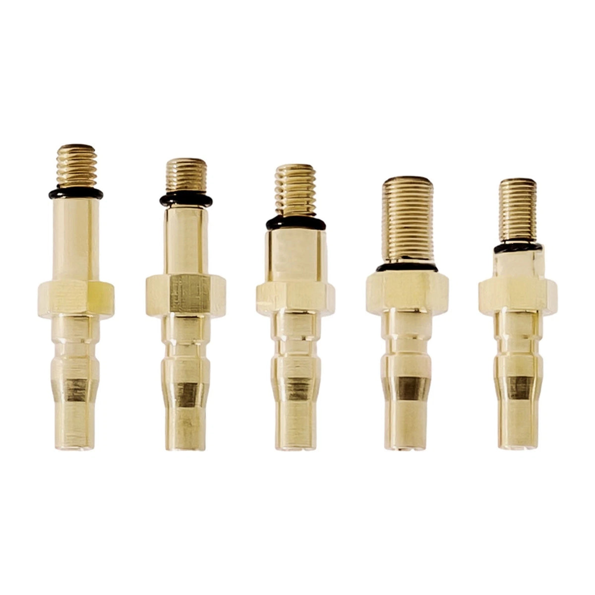 Set of 2 Brass Green Gas Adapter Tubes for Improved Gameplay Efficiency