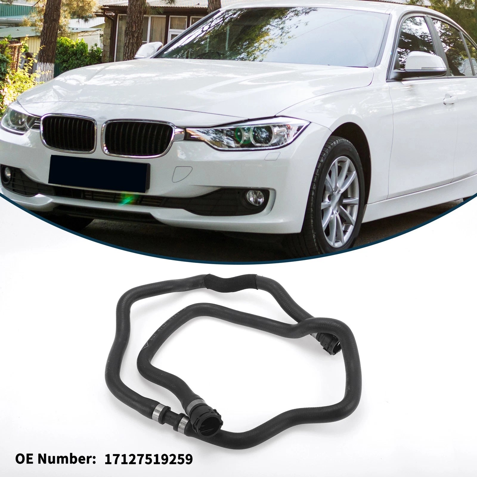 Radiator Hose Replacement for BMW 530i (2004–2005) Cooling Liquid Tube