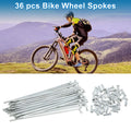 Bicycle Spokes Set 92mm Galvanized Carbon Steel for 14G Wheels (36)