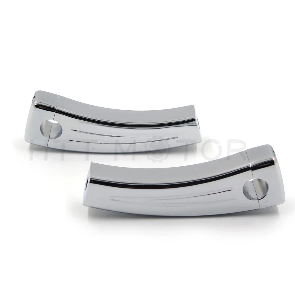 5.5" Chrome Handlebar Pullback Risers for Motorcycle Cruiser (7/8" Bar)