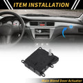 HVAC Heater Blend Air Door Actuator for Ford Expedition (2002–2004)