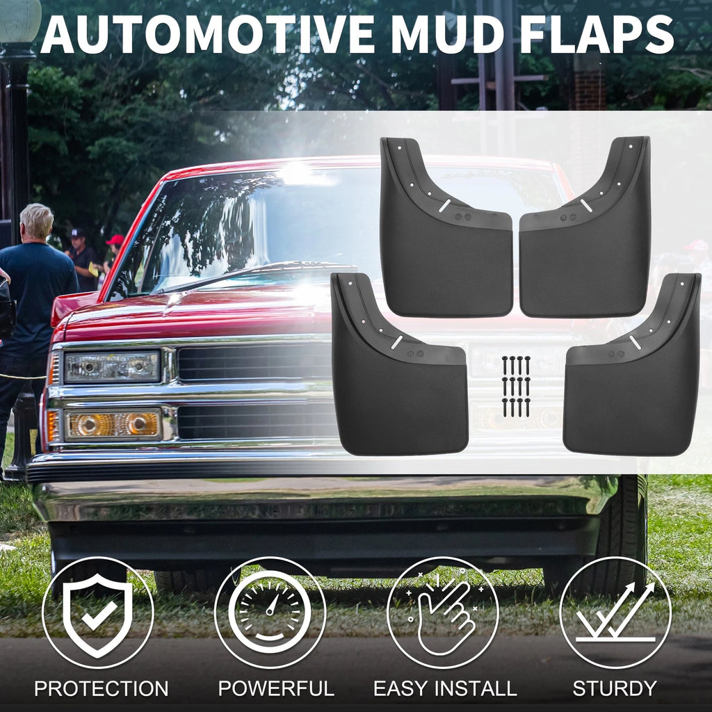 Mud Flaps Front Mud Guard Set for Chevrolet GMC C1500 K1500 (1988–1999)