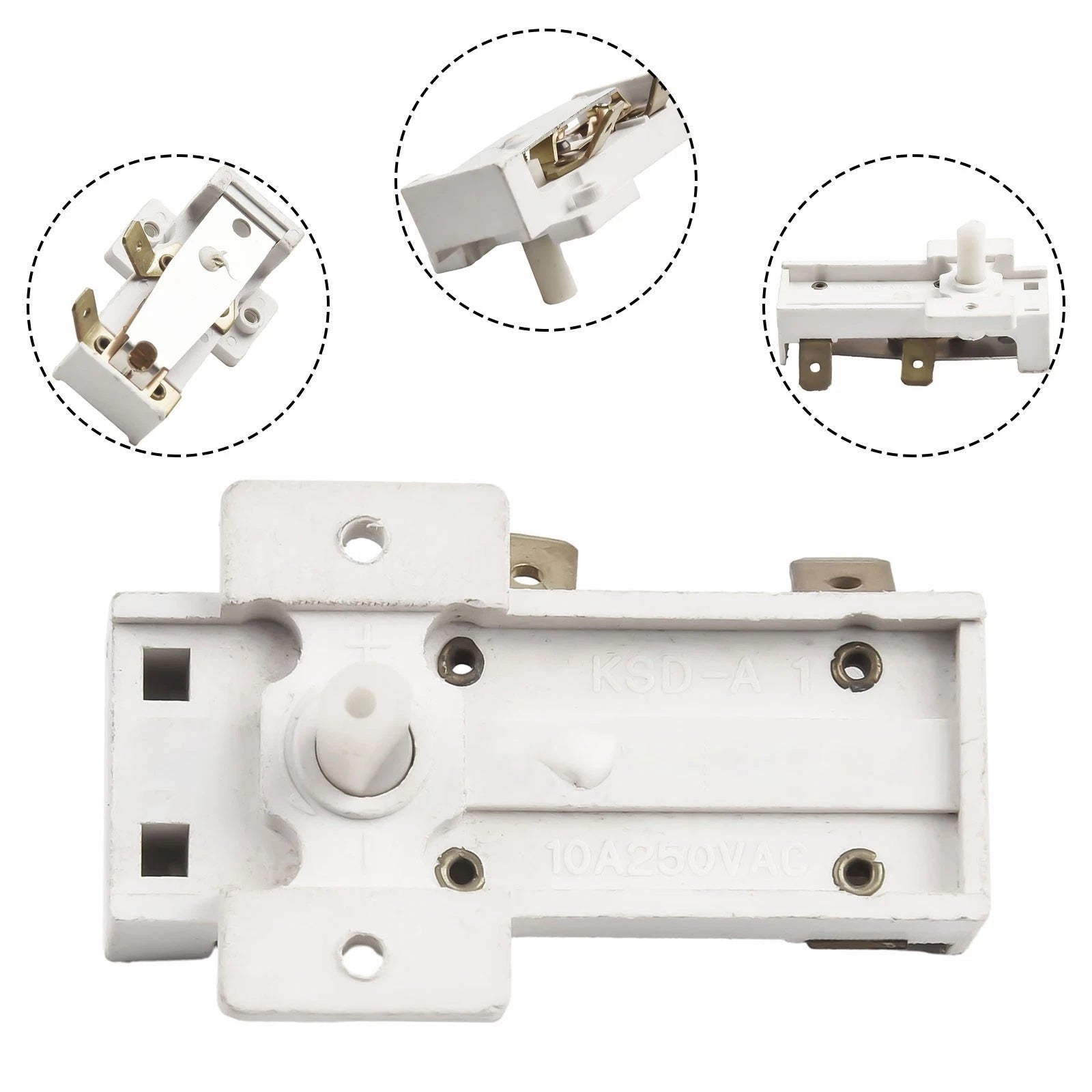 Temperature Control Switch for Electric Heater Thermostat (250V 16A)