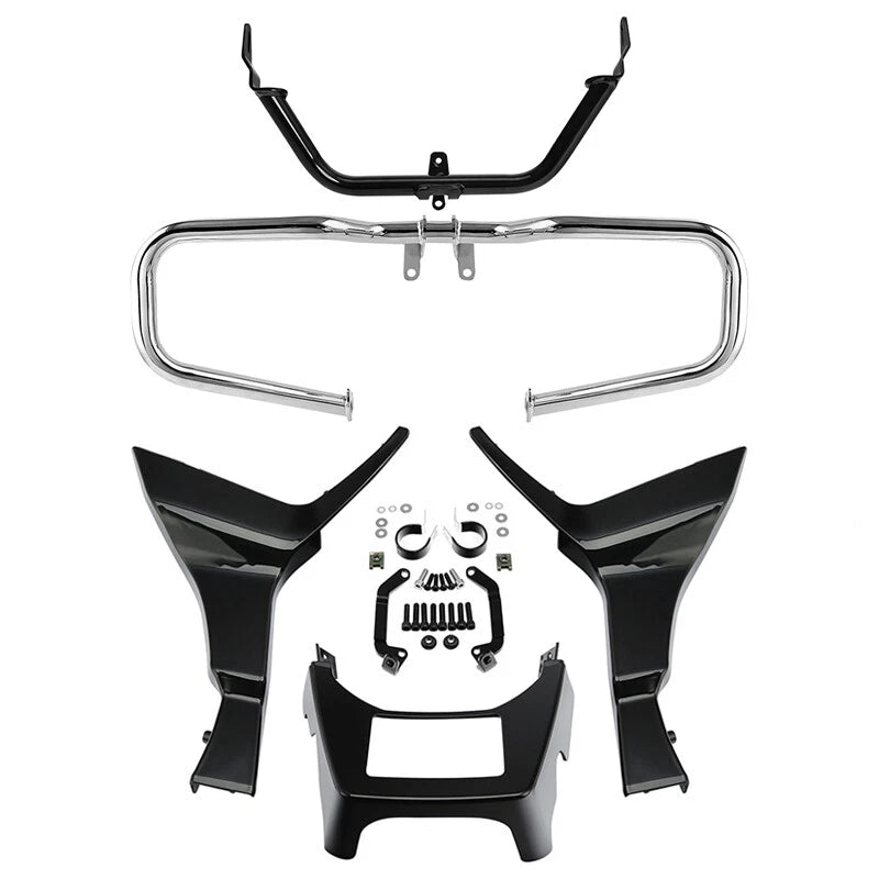 Chopped Engine Guard & Fairings Bracket Spoiler for Harley Road Glide (2017–2024)