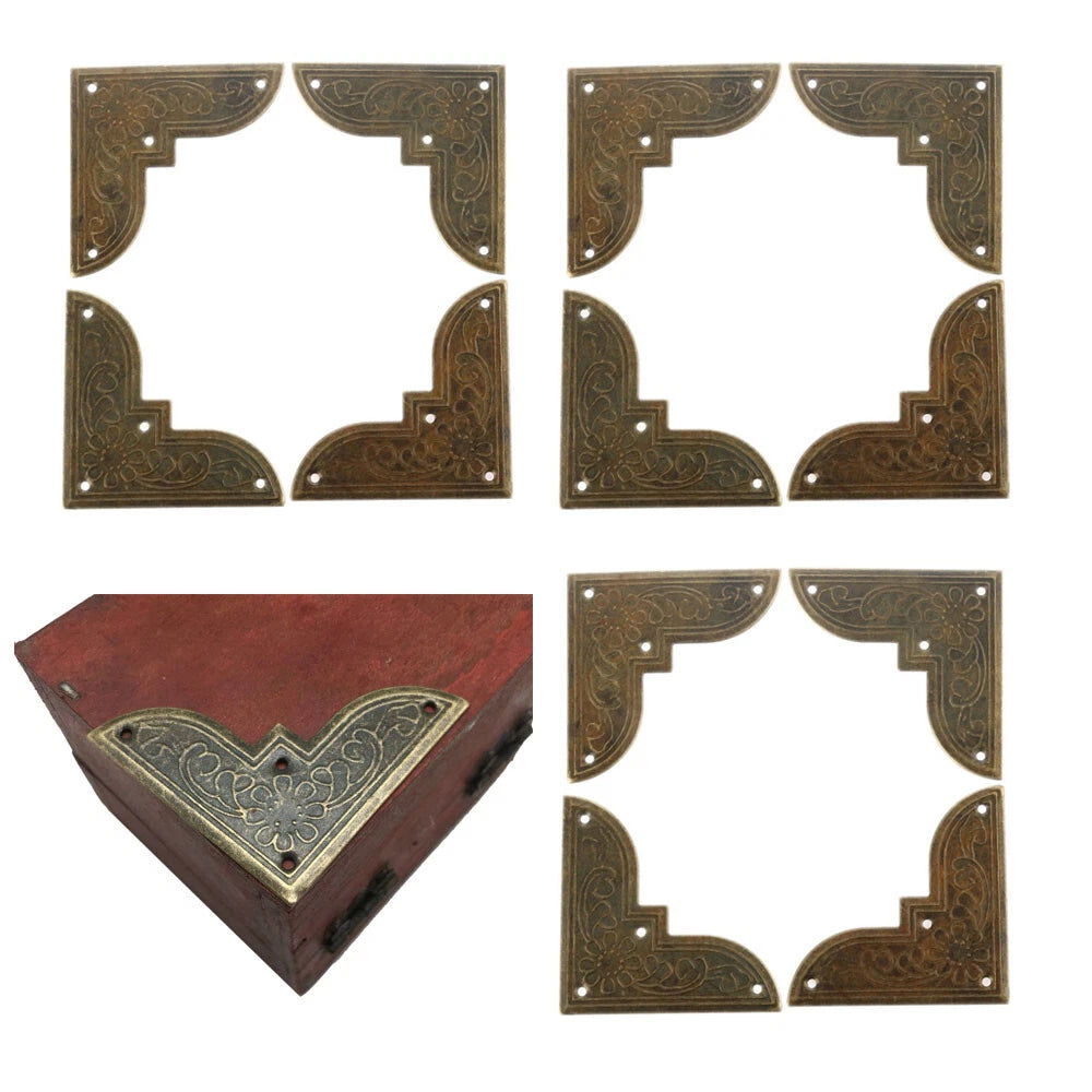 12pcs Decorative Corner Protectors for Scrapbook Jewelry Box Album Edge