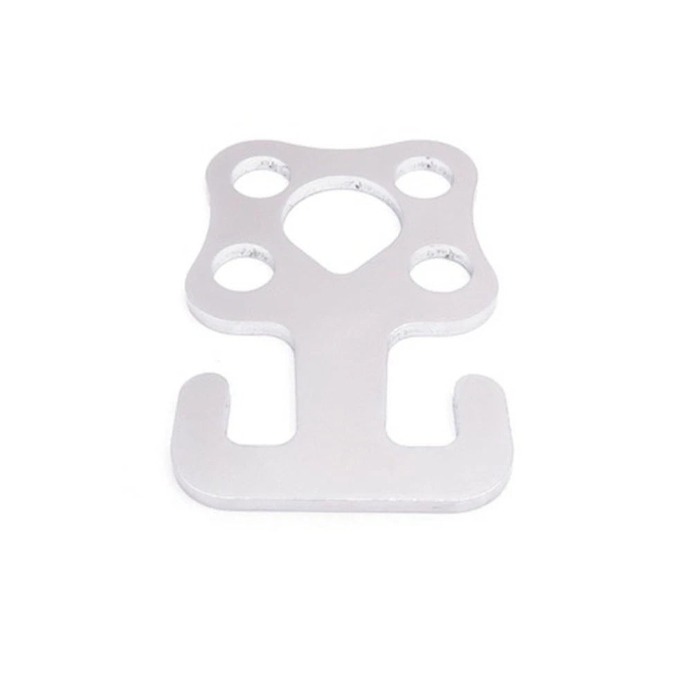 SS316 Scuba Diving Hook Buckle with 5mm Elastic Cord (49, 33, 2mm, 500mm)