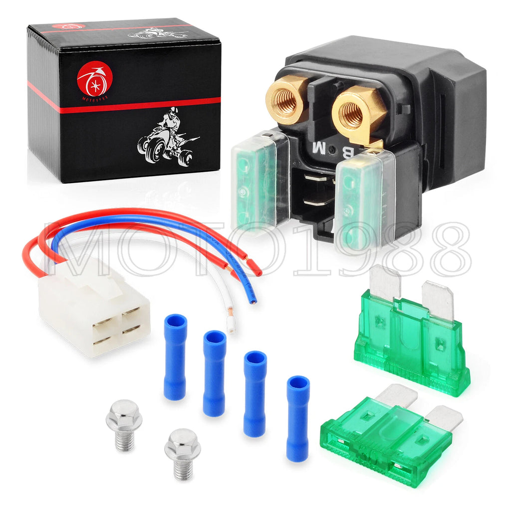 Starter Solenoid Relay Plug for Yamaha YZF-R6 R1 Big Bear 250 400 Bruin 250 350