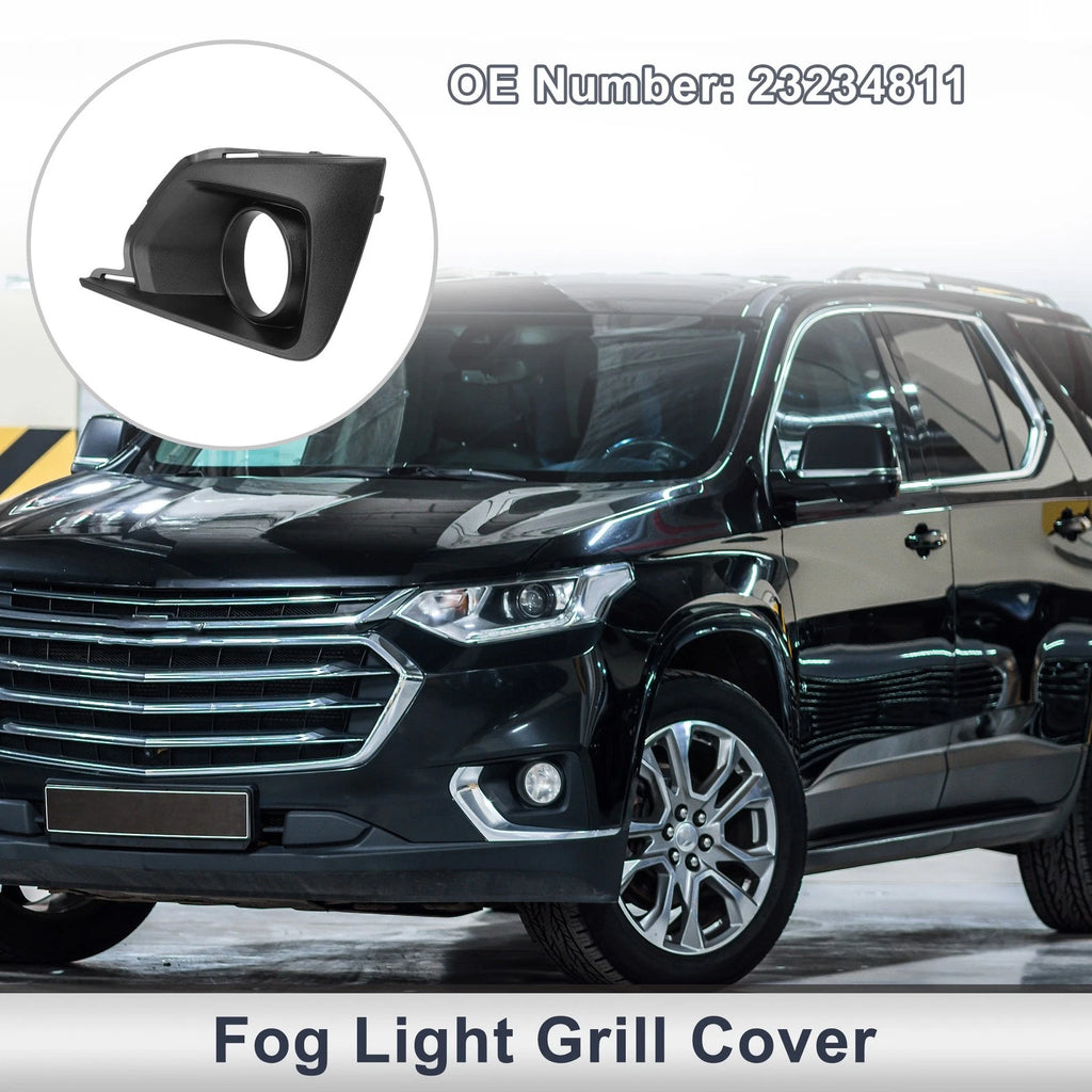 Front Left Fog Light Grill Replacement for Chevrolet Traverse (2018–2019)