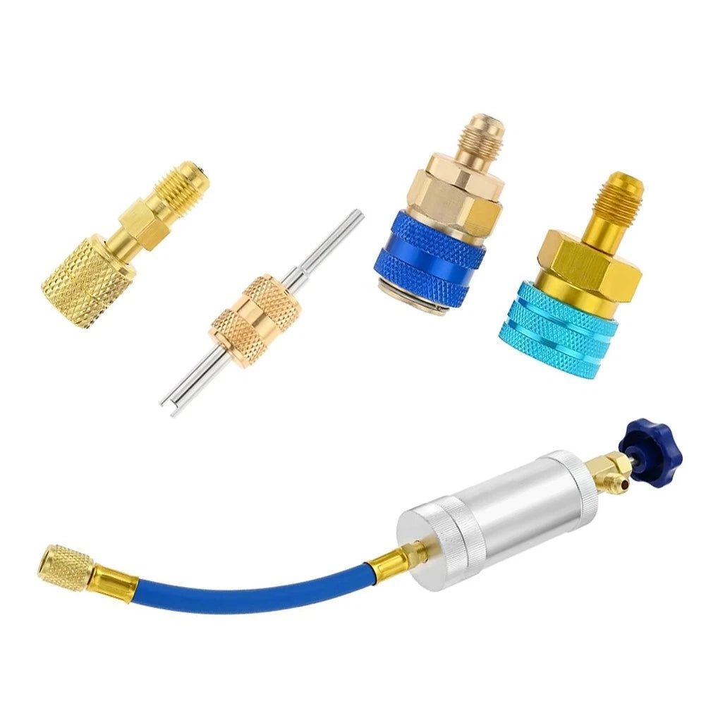HVAC Oil Injector Kit for R1234YF R134A R410 Systems (2015–2023)