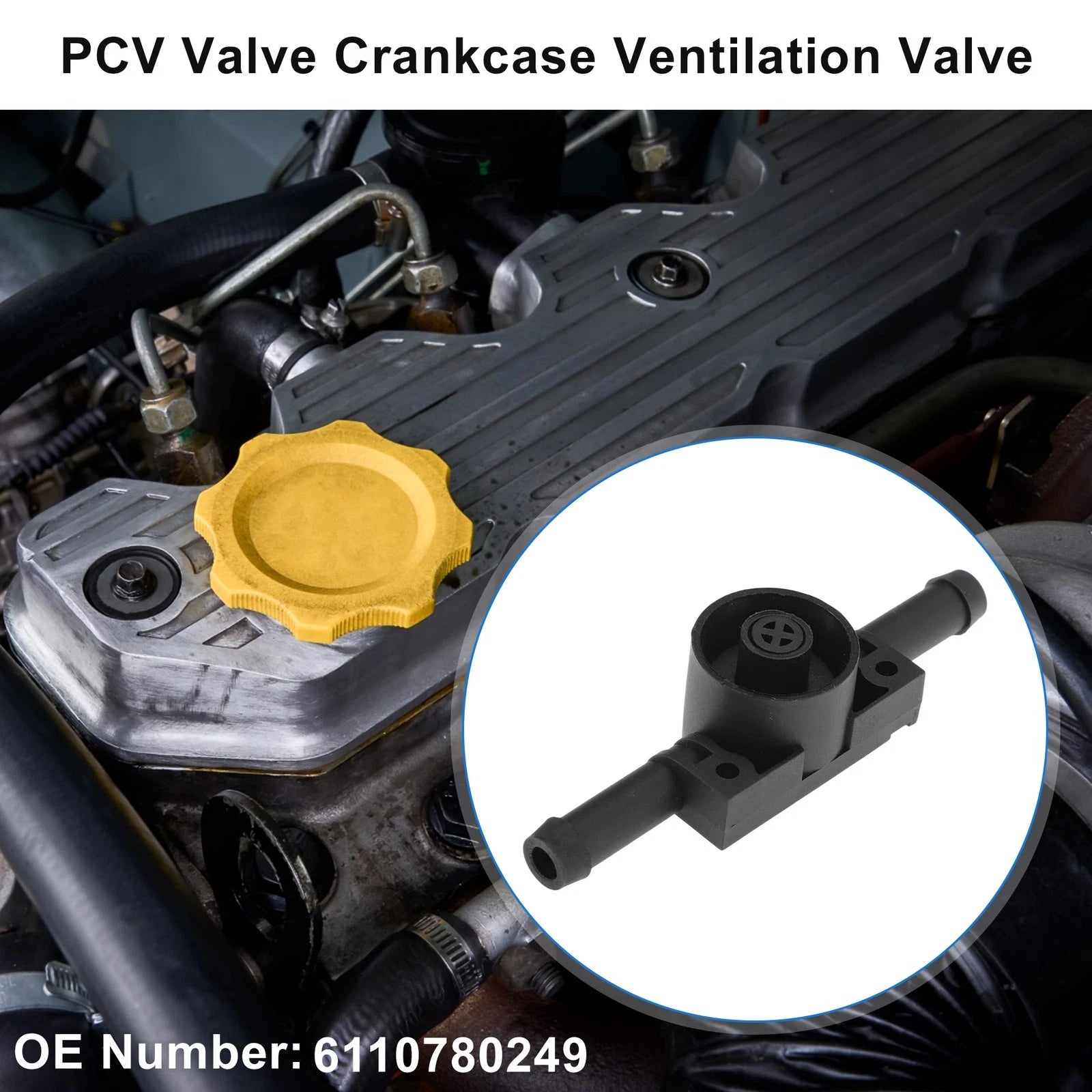 PCV Valve for Dodge Sprinter 2500 (2003–2004) No.6110780249