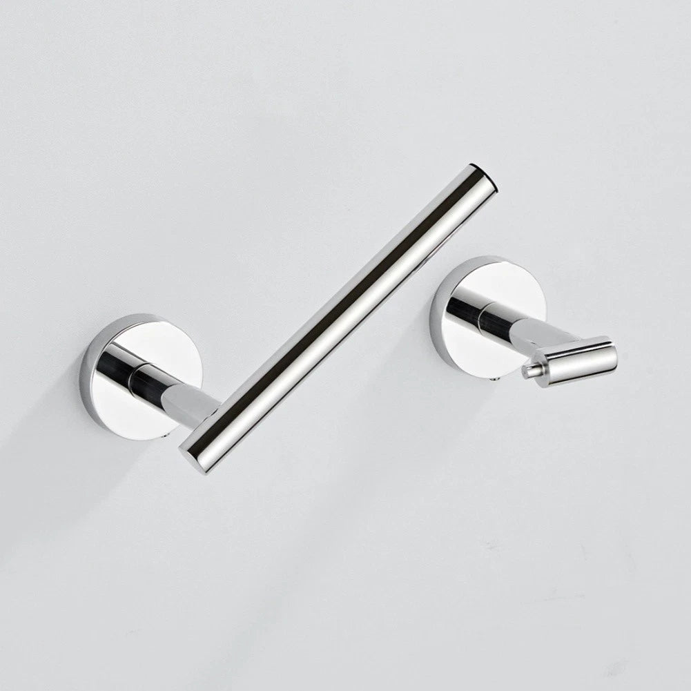 Stainless Steel Rotating Paper Towel Rack for Bathroom Storage