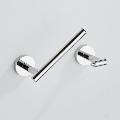 Stainless Steel Rotating Paper Towel Rack for Bathroom Storage