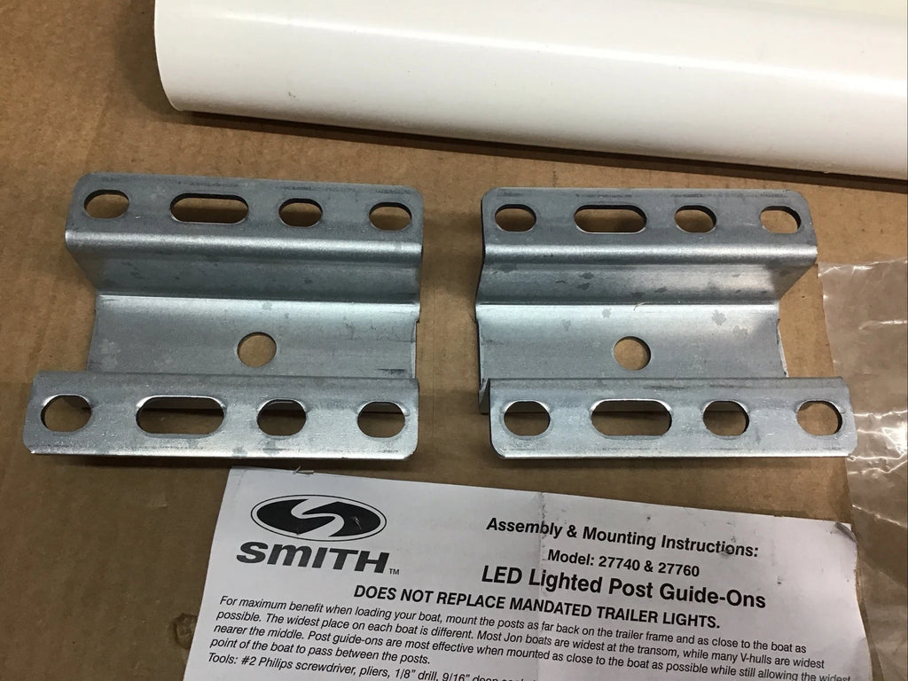 Lighted Post Style Boat Trailer Guides for CE Smith (Used)