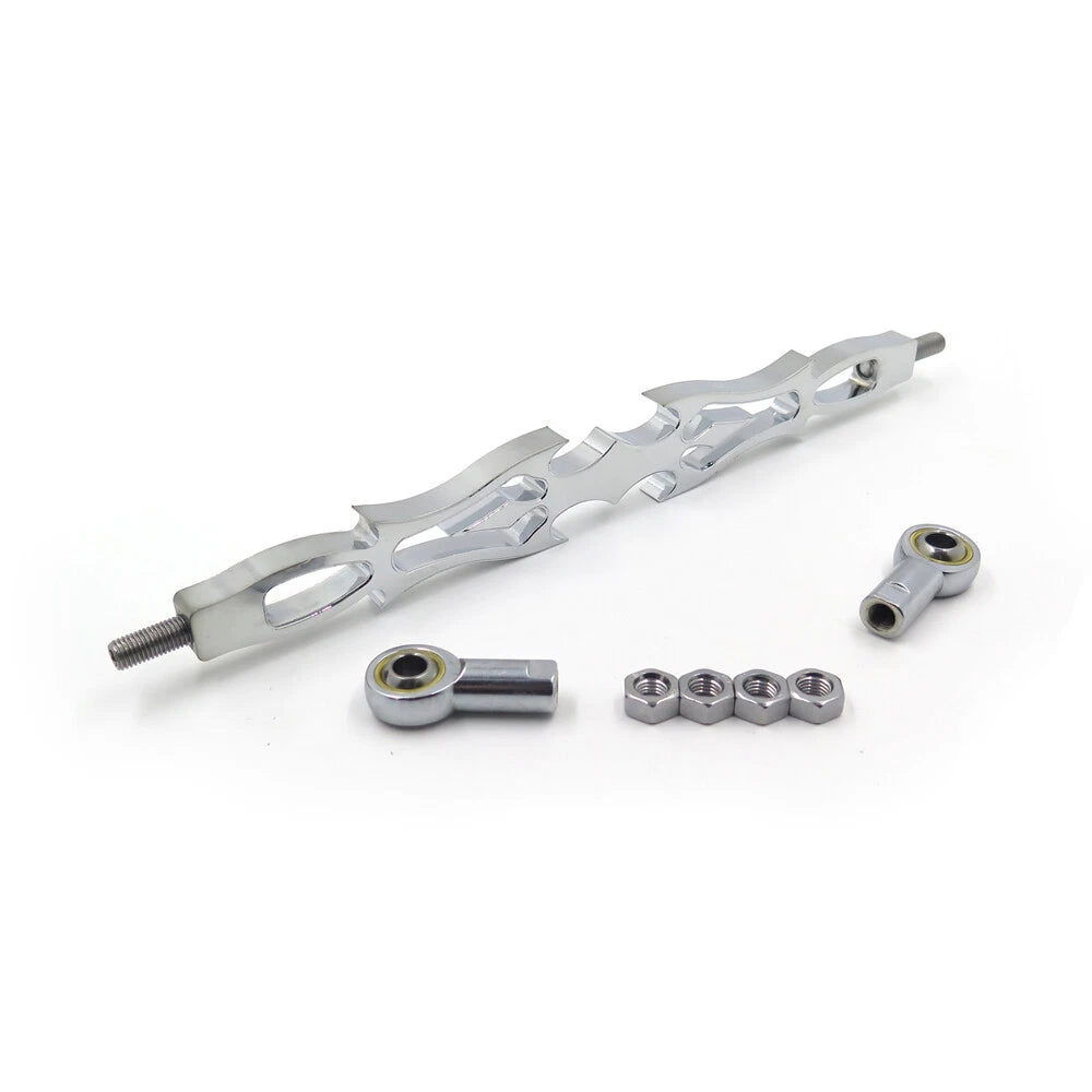 Chrome Spear Shift Linkage +2" for Harley FXDWG Dyna Wide Glide (1993–2016)