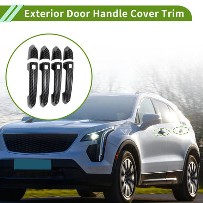 Set of 2 Exterior Door Handle Cover Trim for Cadillac XT4 (2013–2021)