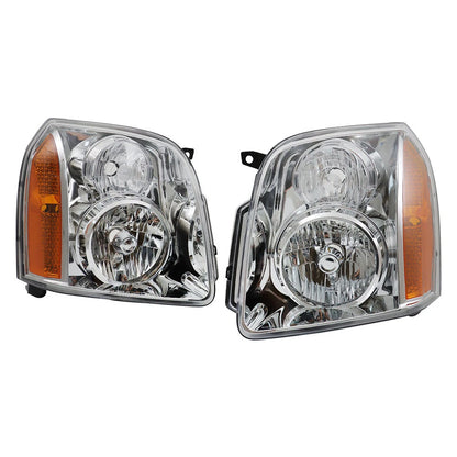 Set of 2 Halogen Headlights for GMC Yukon Denali XL1500 2500 (2007–2014)