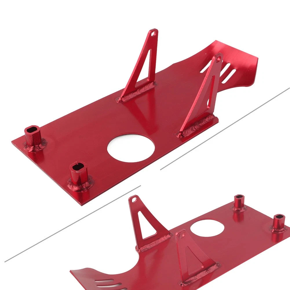 Engine Underride Guard for Honda CRF50/XR50 (2000–2007) Aluminum Red