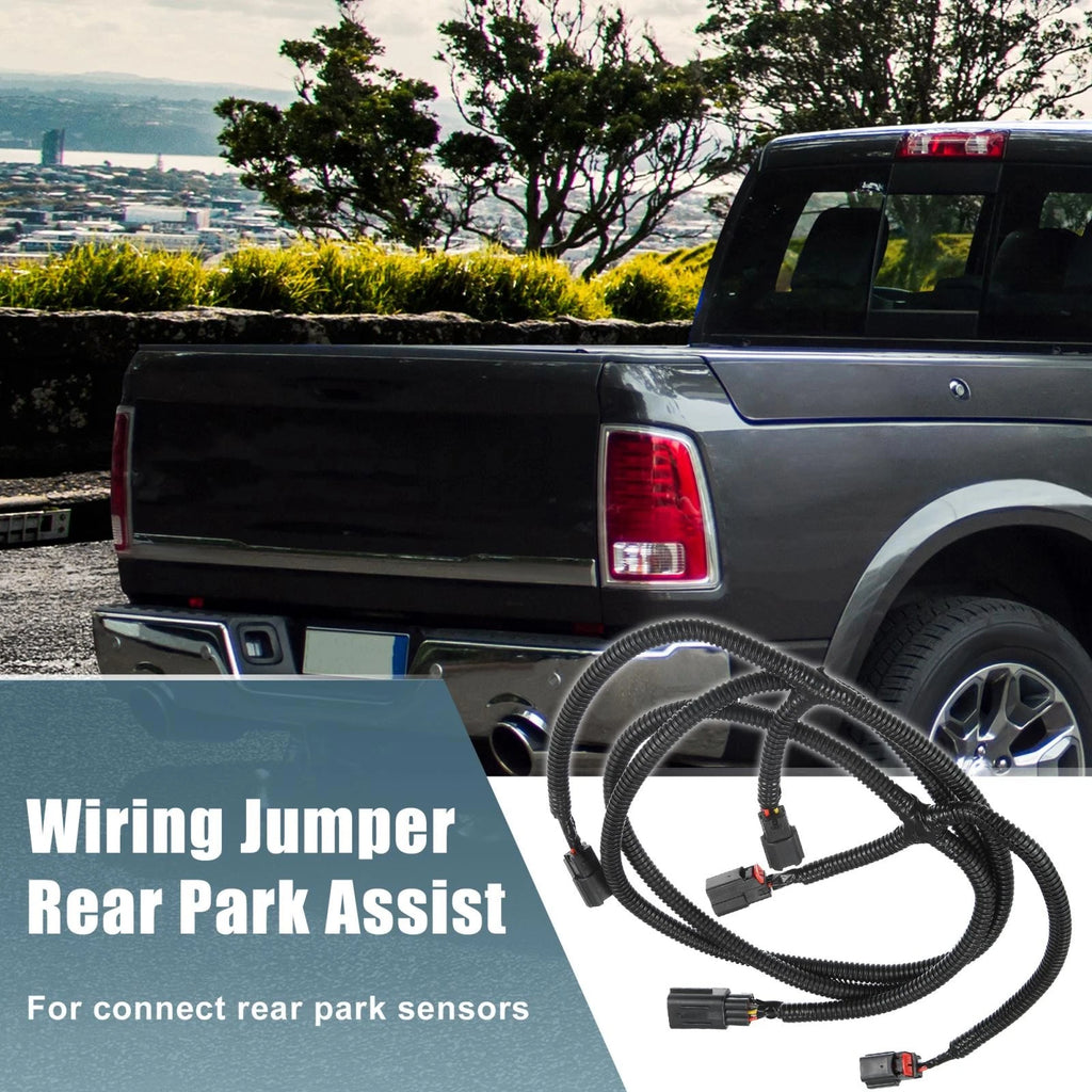 Rear Park Assist Wiring Harness Replacement for Dodge Ram 1500 2500 3500 (2013–2020)