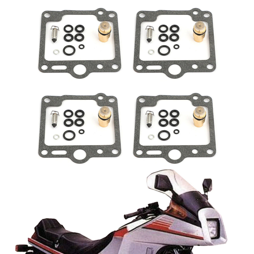 Set of 4 Carburetor Repair Kits for Yamaha XJ700, XJ750, FJ1100, FJ1200 (1985–1990)
