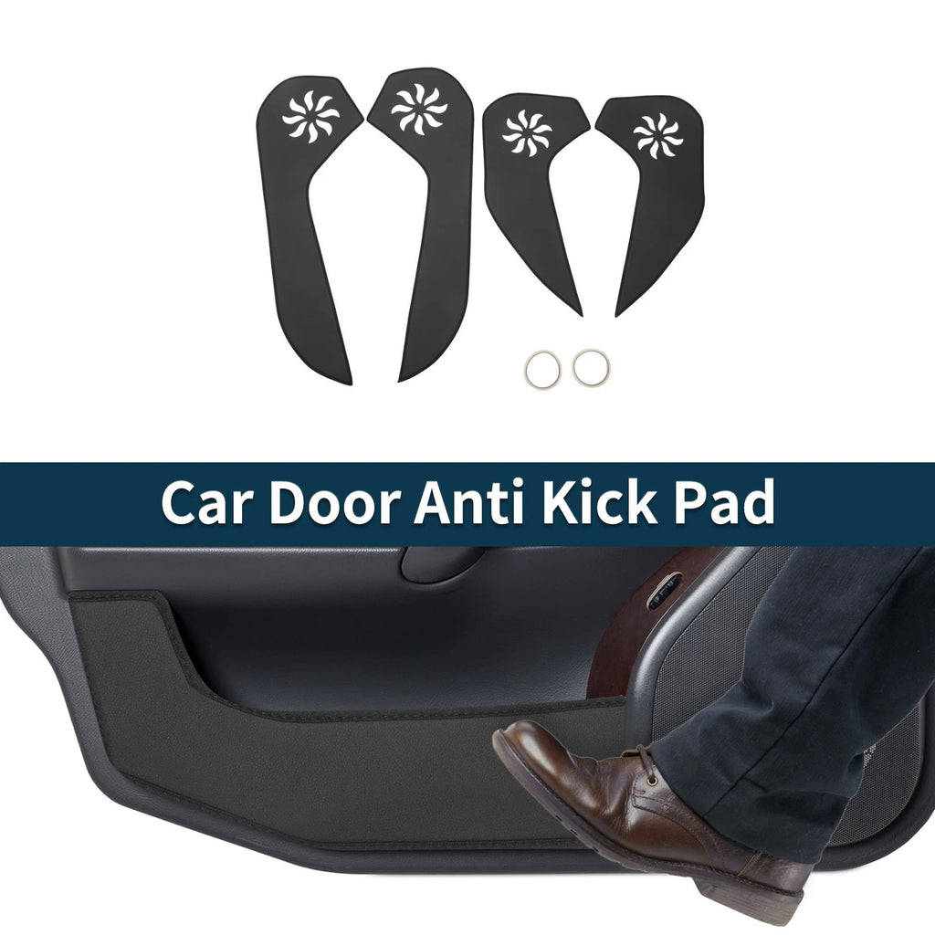 Car Door Anti Kick Pad Protector for Subaru Forester 2013–2016 Black 1 Set